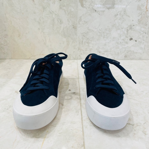 CASLON {10} Sneakers Platform Blue Suede Espadrille Styling NWT - Picture 4 of 8